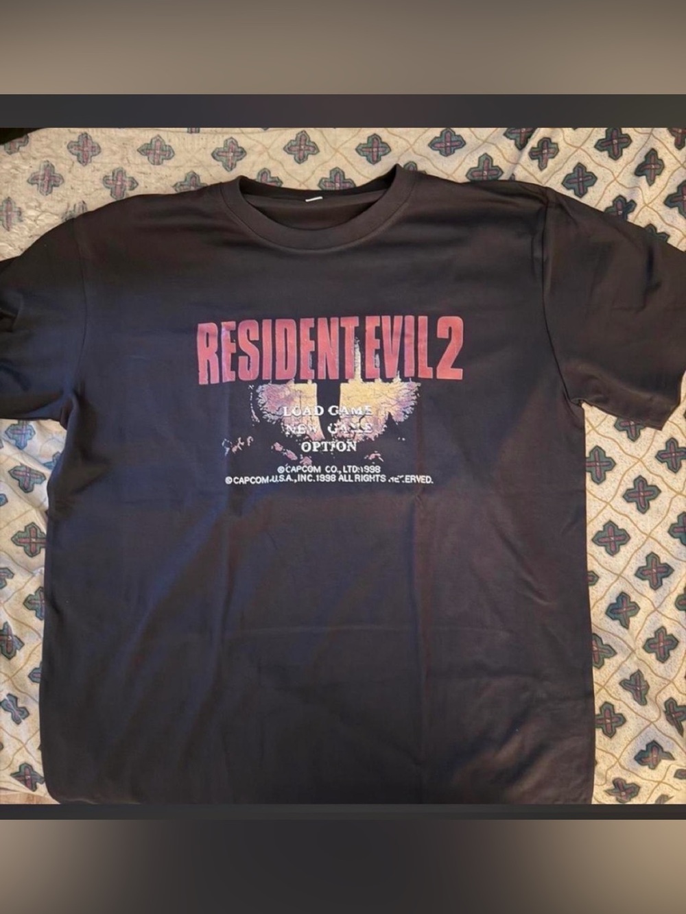 resident evil 2 menu shirt